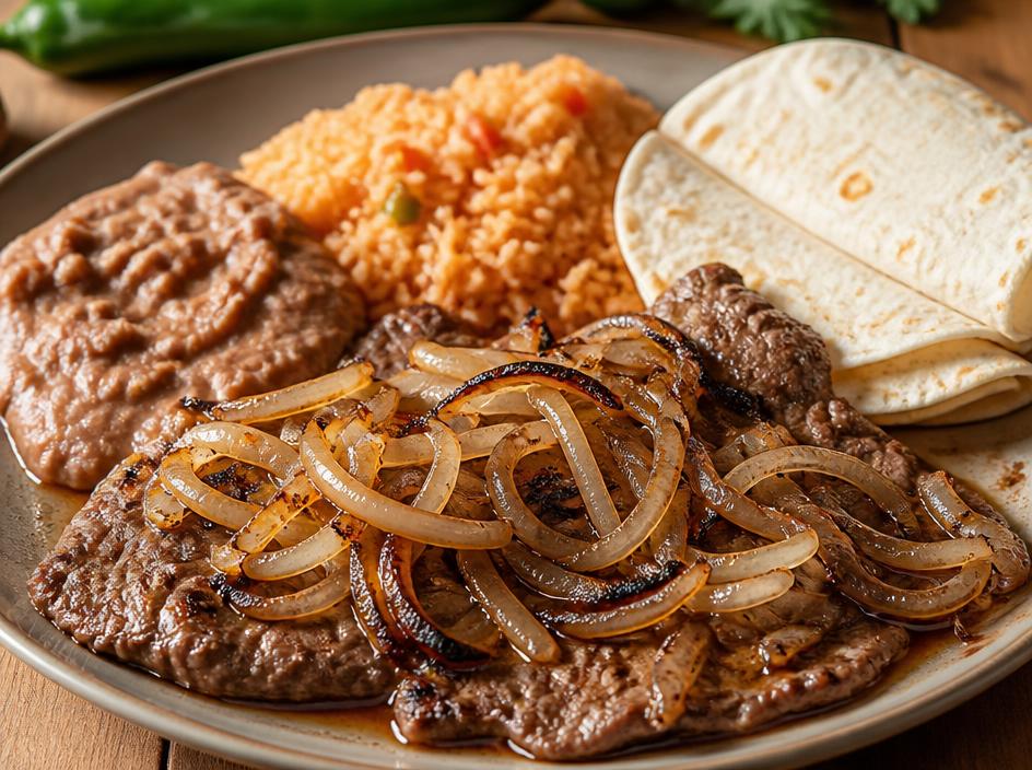 Bistec Encebollado
